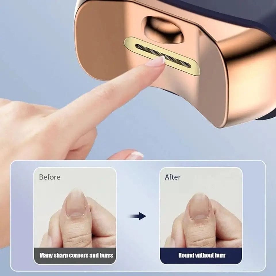 Mini Smart Nail Clipper, Professional Electric Nail Trimmer, Mini Portable Finger Nail Tools, Portable Mini Electric Nail Clipper Polisher With Light, Automatic Baby Adult Nail Cutter Mini Smart Nail Clipper, Professional Electric Nail Trimmer, Mini Portable Finger Nail Tools, Portable Mini Electric Nail Clipper Polisher With Light, Automatic Baby Adult Nail Cutter